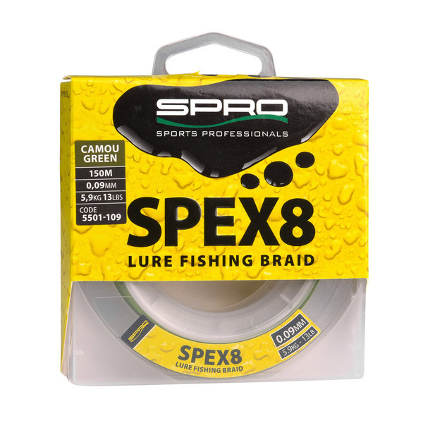 Spro SPEX8 Braid Camou Green 150m