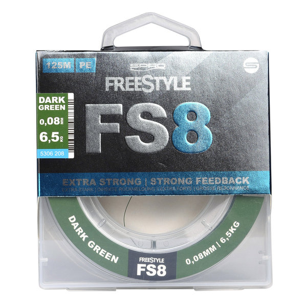 Spro FREESTYLE FS8 Braid Dark Green 125m